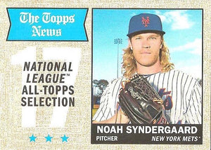 New York Mets 2017 Topps HERITAGE Team Set with Noah Syndergaard and David Wright Plus