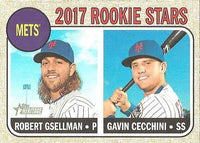 New York Mets 2017 Topps HERITAGE Team Set with Noah Syndergaard and David Wright Plus
