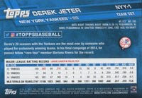 Derek Jeter 2017 Topps Limited Edition Card #NYY-1 Found Exclusively in Yankees Team Sets
