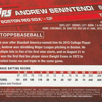 Boston Red Sox 2017 Topps Factory Sealed 17 Card Team Set