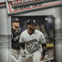 Milwaukee Brewers 2017 Topps Factory Sealed 17 Card Team Set