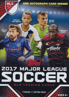 2017 Topps MLS Soccer Blaster Box with One GUARANTEED Autograph
