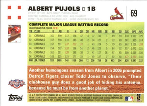 Albert Pujols 2007 Topps Opening Day Series Mint Card  #69