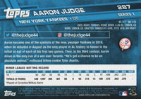 Aaron Judge 2017 Topps Baseball Mint Rookie Card #287
