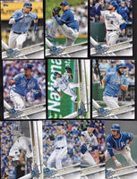 Kansas City Royals 2017 Topps Complete Series One and Two Regular Issue 21 card Team Set with Eric Hosmer, Salvador Perez, Lorenzo Cain plus
