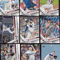 Los Angeles Dodgers 2017 Topps Complete Mint 28 Card Team Set with Corey Seager All Star Rookie Plus