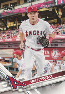 Los Angeles Angels 2017 Topps 21 Card Team Set with Mike Trout and Albert Pujols Plus