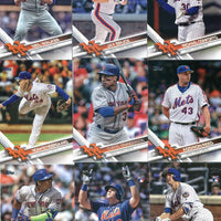 New York Mets 2017 Topps Complete 27 card Team Set with David Wright and Jacob DeGrom Plus