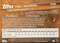 Baltimore Orioles 2017 Topps Complete 24 Card Team Set with Trey Mancini Rookie Card 536 Plus
