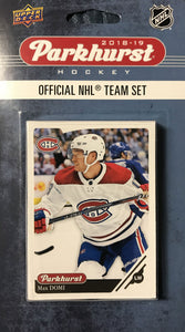 Montreal Canadiens  2018 / 2019 Upper Deck PARKHURST Factory Sealed Team Set