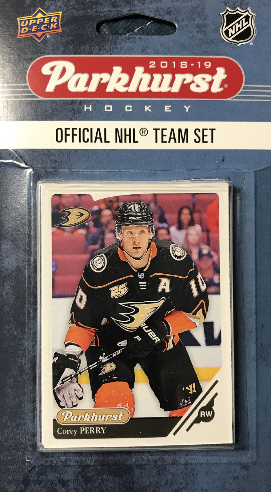 Anaheim Ducks  2018 2019 Upper Deck PARKHURST Factory Sealed Team Set