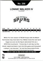 San Antonio Spurs 2018 2019 Hoops Factory Sealed Team Set with Lonnie Walker Rookie Card
