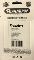 Nashville Predators  2018 / 2019 Upper Deck PARKHURST Factory Sealed Team Set
