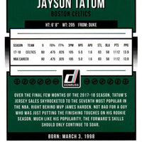 Jayson Tatum 2018 2019 Donruss Mint 2nd Year Card  #76