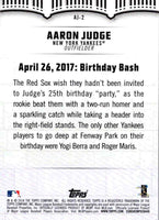 Aaron Judge 2018 Topps Highlights Series Mint Insert Card #AJ-2
