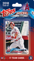 Los Angeles Angels 2018 Topps Factory Sealed 17 Card Team Set with Shohei Ohtani Rookie Card
