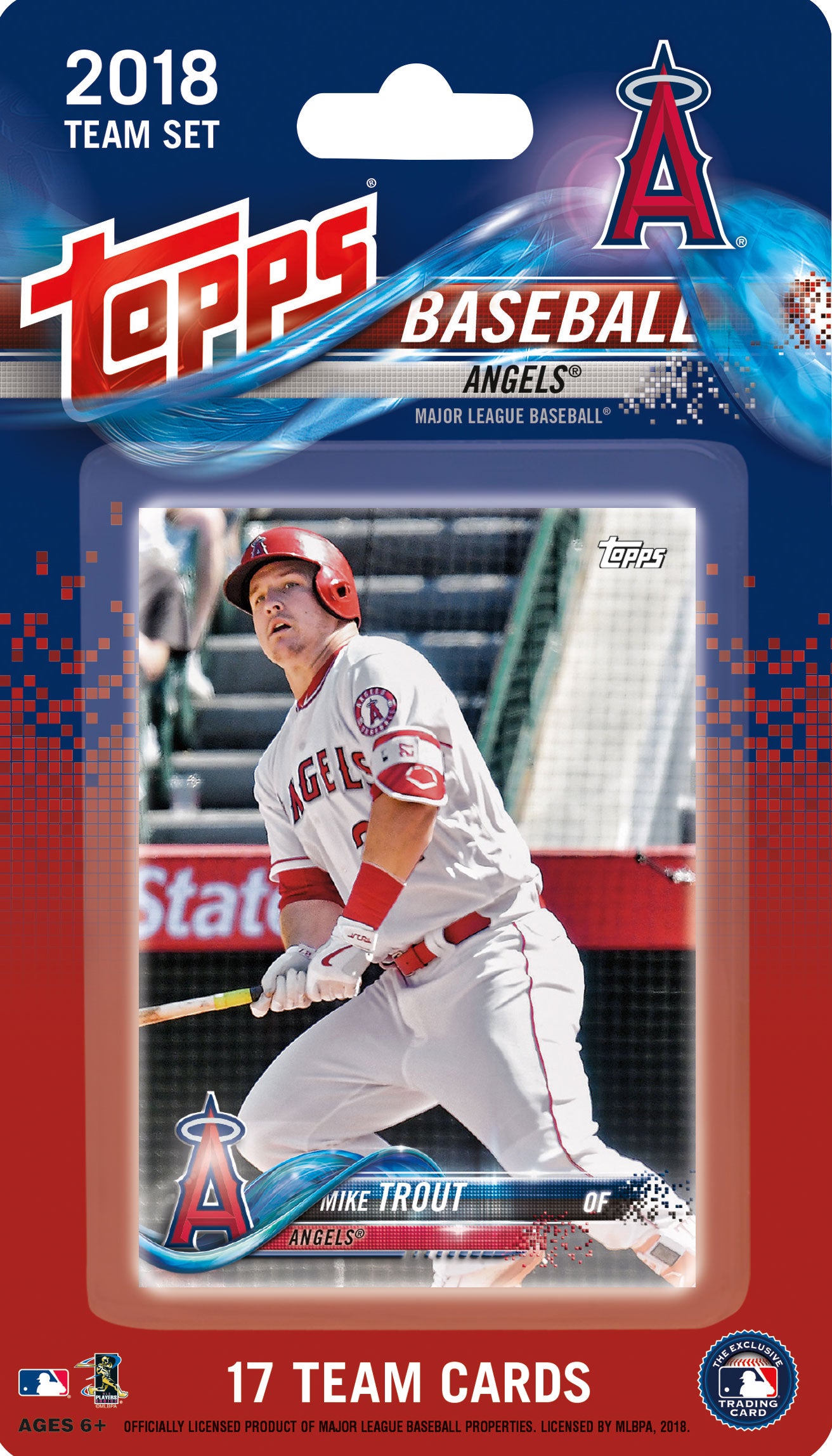 Los Angeles Angels 2018 Topps Factory Sealed 17 Card Team Set 