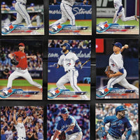 Toronto Blue Jays 2018 Topps Complete Series One and Two 21 Card Team Set with Marcus Stroman, Troy Tulowitzki  and Josh Donaldson plus