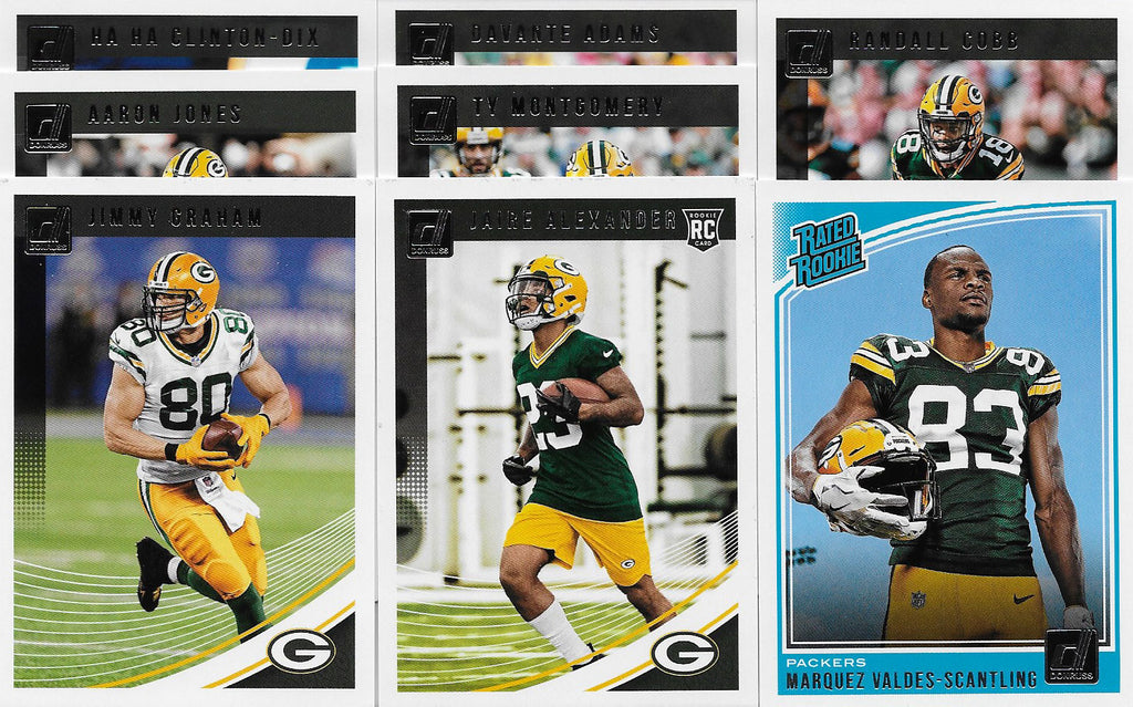 2017 Aaron Rodgers Davante Adams Randall Cobb Clay Matthews Panini Con