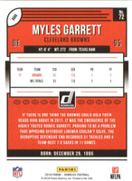 Myles Garrett 2018 Donruss Mint 2nd Year Card #72
