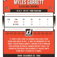 Myles Garrett 2018 Donruss Mint 2nd Year Card #72