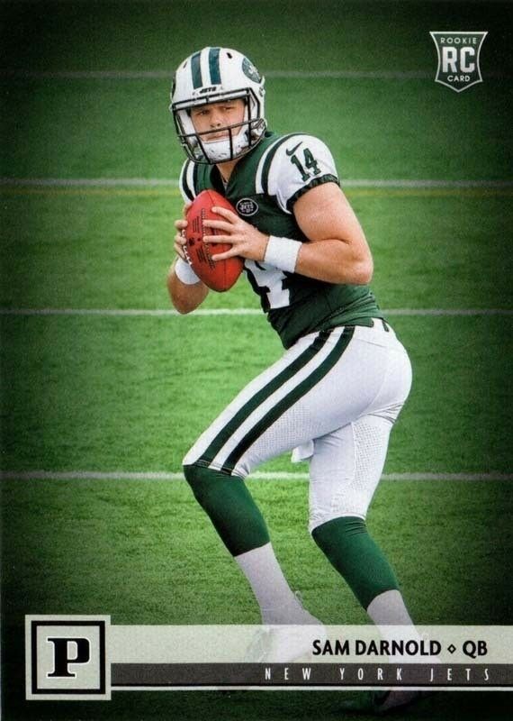 CARTE 2ÈME ANNÉE 2019 Panini Donruss optique Sam Darnold #72 Jets EUR 1