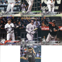 Chicago White Sox 2018 Topps Complete 18 Card Team Set with Jose Abreu and Yoan Moncada Plus