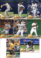 Pittsburgh Pirates 2018 Topps Complete Series One and Two Regular Issue 20 card team set with Tyler Glasnow and Josh Bell Future Stars cards plus
