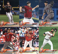 Arizona Diamondbacks 2018 Topps Complete Series One and Two Regular Issue 23 card Team Set including Paul Goldschmidt, Zack Greinke and Shelby Miller plus
