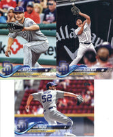 San Diego Padres 2018 Topps Complete 20 Card Team Set with Wil Myers and Yangervis Solarte Plus
