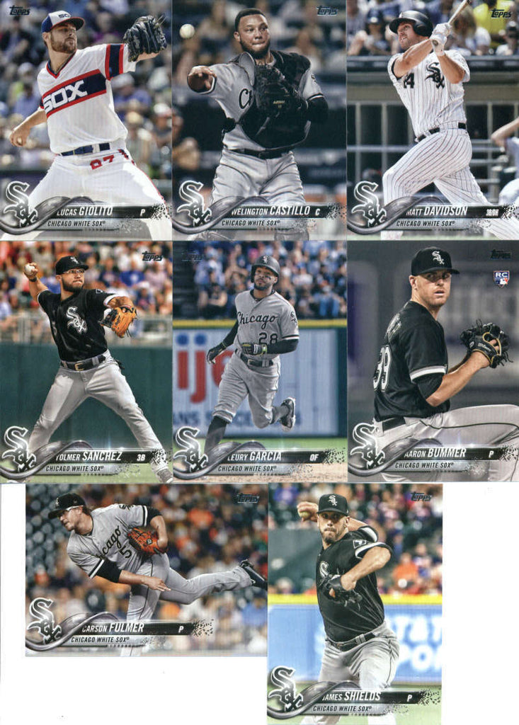 Chicago White Sox/Complete 2019 Topps 19 Card Baseball Team Sets