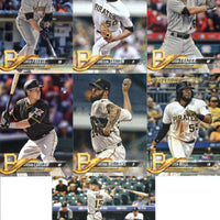 Pittsburgh Pirates 2018 Topps Complete Series One and Two Regular Issue 20 card team set with Tyler Glasnow and Josh Bell Future Stars cards plus
