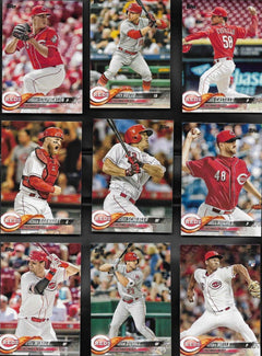 Cincinnati Reds/Complete 2018 Topps Series 1 & 2 Baseball 23 Card Team Set!  PLUS 2017 Topps Series 1 & 2 Reds Team Set!