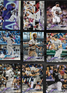 Colorado Rockies 2018 Topps Complete Series One and Two Regular Issue 28 card Team Set with Carlos Gonzalez, Trevor Story, Nolan Arenado, Charlie Blackmon plus