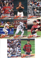 Arizona Diamondbacks 2018 Topps Complete Series One and Two Regular Issue 23 card Team Set including Paul Goldschmidt, Zack Greinke and Shelby Miller plus
