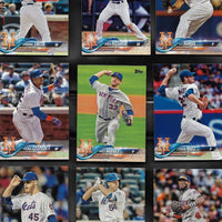 New York Mets 2018 Topps 25 Card Team Set with Jacob deGrom, Noah Syndergaard, Michael Conforto plus