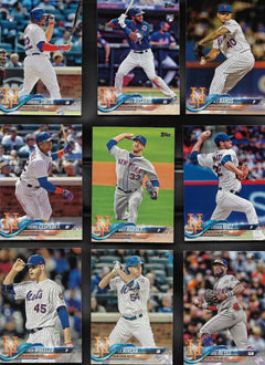  New York Mets 2018 Topps Complete Mint 25 Card Team Hand  Collated Set with Jacob deGrom, Noah Syndergaard and David Wright Plus :  Collectibles & Fine Art