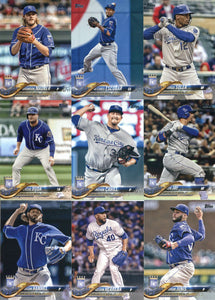 Kansas City Royals 2018 Topps Complete Series One and Two Regular Issue 23 card Team et with Eric Hosmer, Salvador Perez, Alex Gordon plus