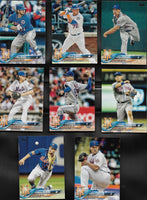 New York Mets 2018 Topps 25 Card Team Set with Jacob deGrom, Noah Syndergaard, Michael Conforto plus
