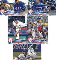 Texas Rangers 2018 Topps Complete Series One and Two Regular Issue 21 Card Team Set with Elvis Andrus, Rougned Odor and Adrian Beltre plus