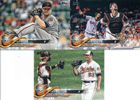 Baltimore Orioles 2018 Topps Complete 23 Card Team Set with Trey Mancini Future Stars and Rookies Plus
