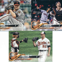 Baltimore Orioles 2018 Topps Complete 23 Card Team Set with Trey Mancini Future Stars and Rookies Plus