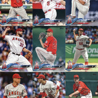 Los Angeles Angels 2018 Topps Complete 25 Card Team Set with Shohei Ohtani Rookie Card #700 Plus