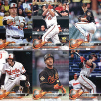 Baltimore Orioles 2018 Topps Complete 23 Card Team Set with Trey Mancini Future Stars and Rookies Plus