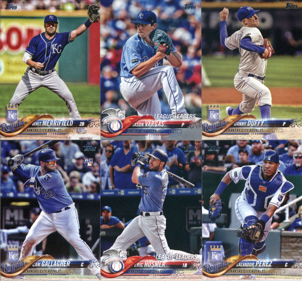 Kansas City Royals 2023 Topps Complete Mint Hand Collated 21 Card Team