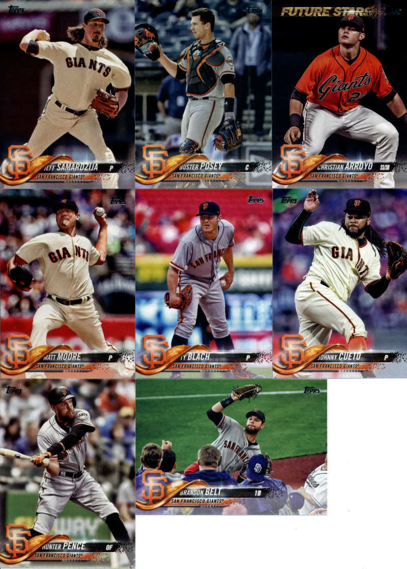 2023 Topps Complete Set (Series 1 & 2) San Francisco Giants Team Set of 20  Cards