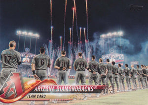 Arizona Diamondbacks 2018 Topps Complete Series One and Two Regular Issue 23 card Team Set including Paul Goldschmidt, Zack Greinke and Shelby Miller plus