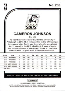 Phoenix Suns  2019 2020 Hoops Factory Sealed Team Set with Rookie Cards of Cameron Johnson and Ty Jerome