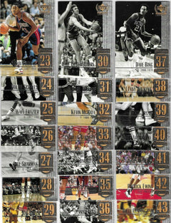1999 2000 Upper Deck Century Legends Basketball Series 89 Card Set