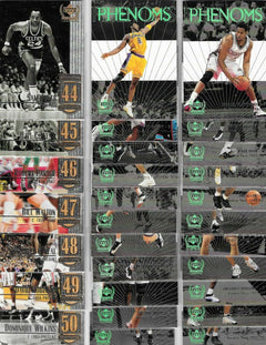 1999 2000 Upper Deck Century Legends Basketball Series 89 Card Set